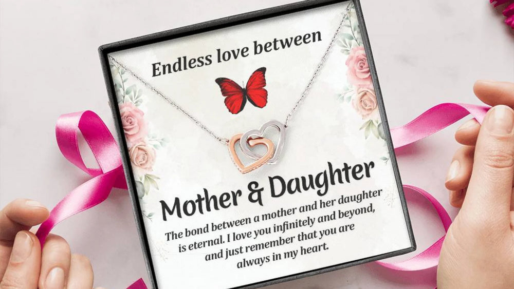 Interlocking Hearts Necklace Meaning for Daughter and Granddaughter: Symbol of Unbreakable Bond