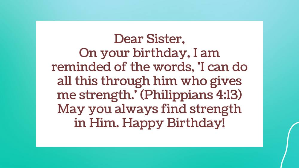 50 Inspiring Bible Verses for Sister's Birthday: Celebrating Faith and Sisterhood