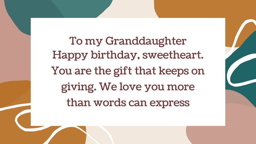 50 Heartfelt Loving Words for Granddaughter's Birthday from Grandparents: A Celebration of Love and Legacy