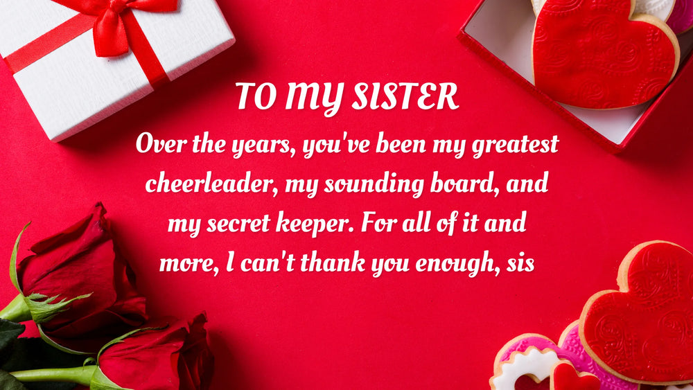 10 Emotionally Profound Messages to Your Beloved Sister 💖