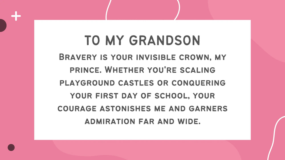 10 Heartfelt Expressions: Special Words for My Grandson from Grandma