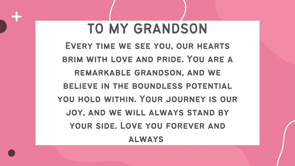 10 Heartwarming Love Messages from Grandparents to Their Grandson