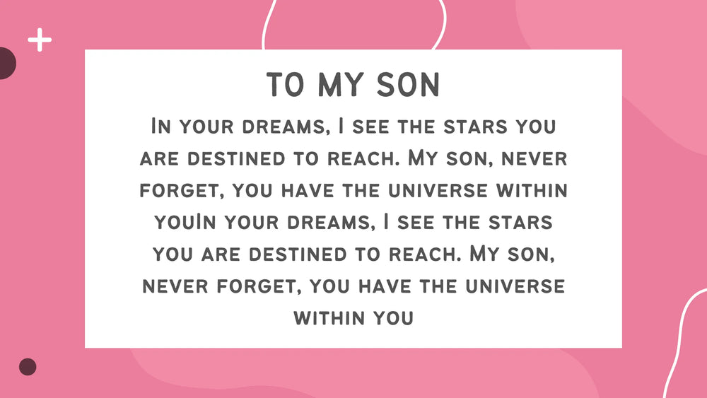 10 Beautiful Words for My Son from Mom: A Symphony of Love and Pride
